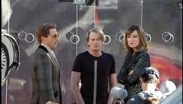 Steve Carell, Olivia Wilde And Steve Buscemi On The Burt Wonderstone Set