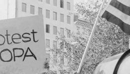 Protest against the law “SOPA/PIPA” in the gaming industry