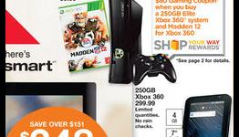Kmart Game Deals – Jan 22. – Xbox 360 and Madden NFL 12 with $80 coupon