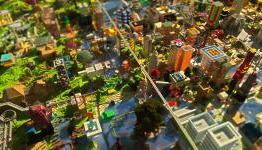 Minecraft gets tilt-shifted, looks gorgeous