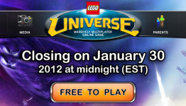 LEGO Universe officially shutting down at midnight tonight