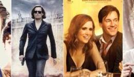Posters for ‘Bel Ami’, ‘The Cold Light Of Day’, ‘Friends With Kids’, and ‘Hysteria’