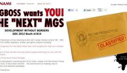 Kojima Productions Hiring For Next Metal Gear Solid Game
