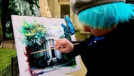 Experienced gaming artist helps paint students a future