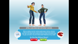 The Sims enjoy One Day Without Shoes