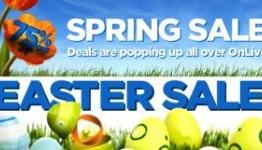 OnLive Spring/Easter Sale Discounts Over 40 Different Games up to 75% Off