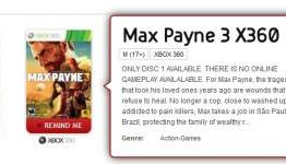 Max Payne 3 Xbox 360 Will be on Two Discs, Both Discs Needed for Singleplayer