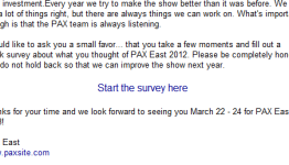 PAX East 2013 Date Revealed