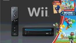 Wii Console (Black) With New Super Mario Bros. – Daily Deal at Buy.com