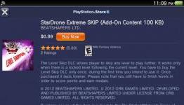 Vita StarDrone Level-Skip DLC Free After Controversy