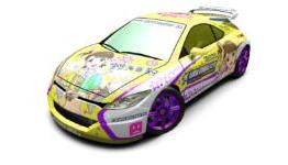 Ridge Racer Vita: Idolmaster Twins Car Shots