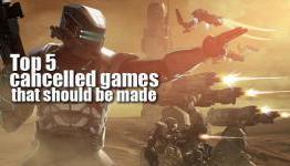 Top 5 cancelled games that should be made