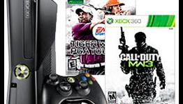 250GB Xbox 360 with free Modern Warfare 3 or Tiger Woods PGA Tour 13 at Best Buy