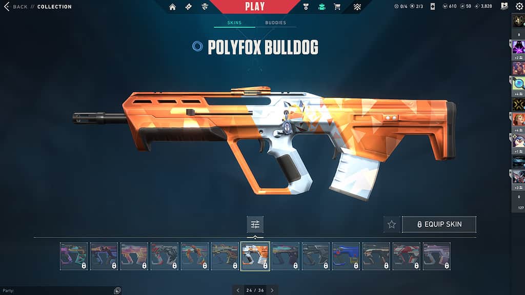 Valorant Polyfox Bulldog Skin