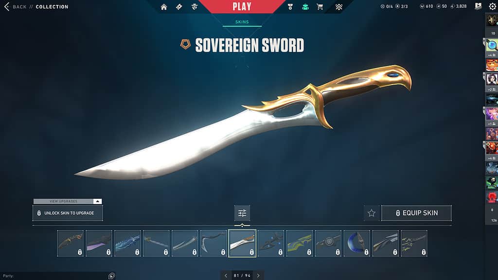 Valorant Sovereign Sword