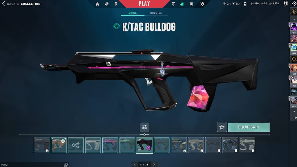 Valorant K/TAC Bulldog Skin