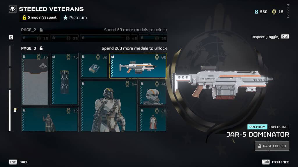 Helldivers 2 imageofthe Dominator in the Warbond