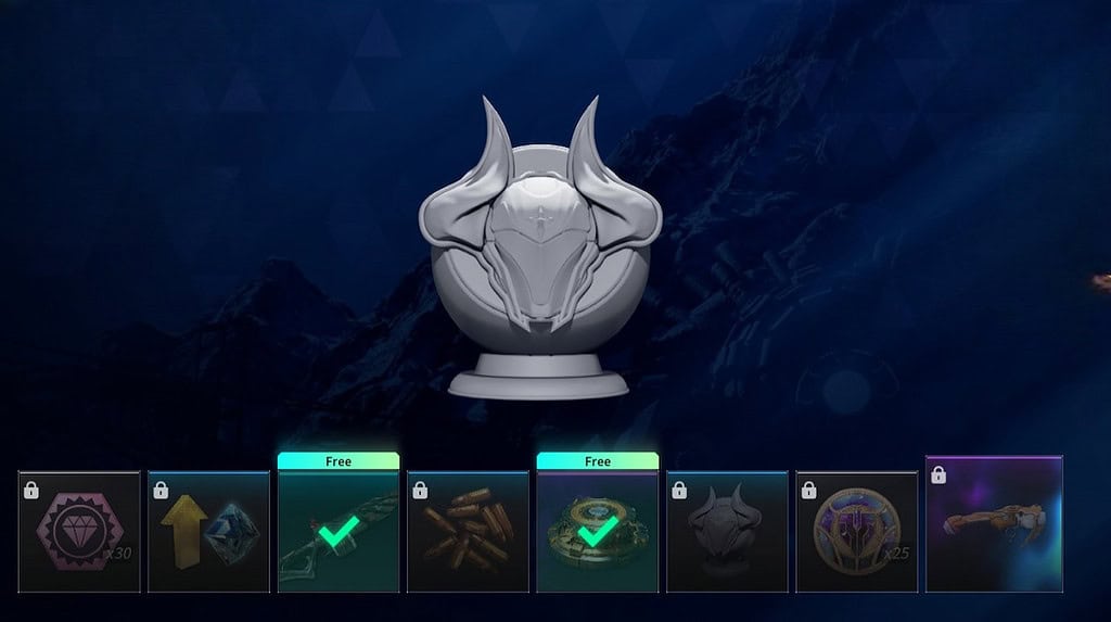 The First Descendant mage of the grey paint from the battle pass