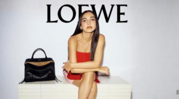 Salama Abu Deif, a newest Loewe brand ambassador