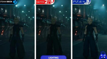 Final Fantasy VII Remake Demo Comparison Favors Switch 2 Over Steam Deck