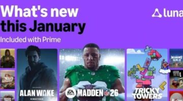 Amazon Luna Prime Games Lineup – January 2026