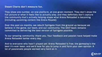 1047 Games Responds to Recent Steam Charts Conversations