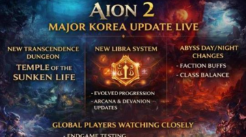 Aion 2 Korea Update Adds New Dungeon and Major System Changes