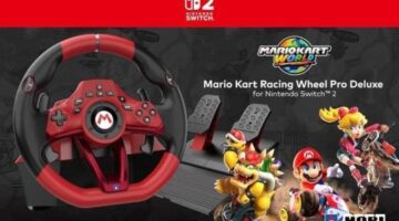 Switch 2 getting Nintendo-licensed Mario Kart World racing wheel, pre-orders open