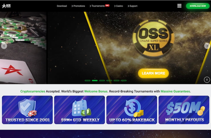 Checking out the ACR Poker platform