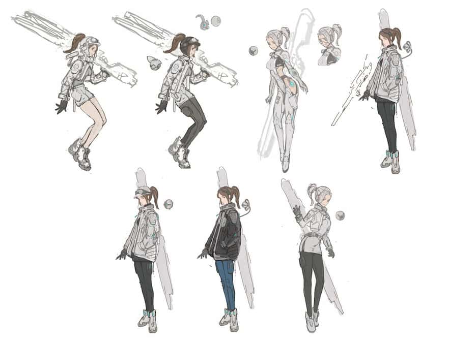 Nexon Revealed Concept Sketches for Hailey and The First Descendant Fans Are Loving Them