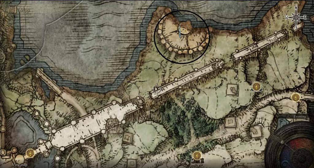 Map of Limgrave in Elden Ring