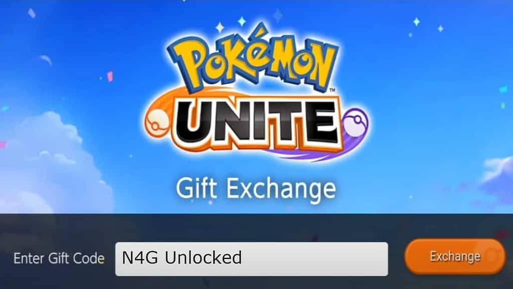 Pokémon Unite gift code redemption process
