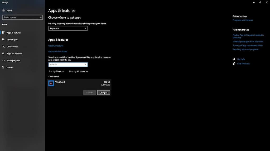 Reinstall Riot Client and Valorant