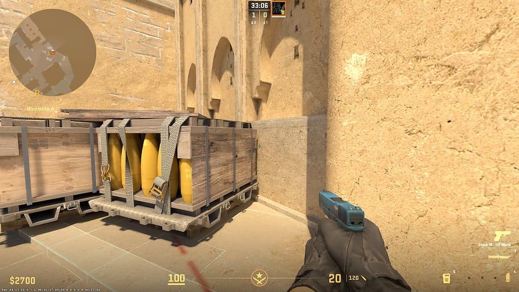 Image of A site on map Mirage in CS2