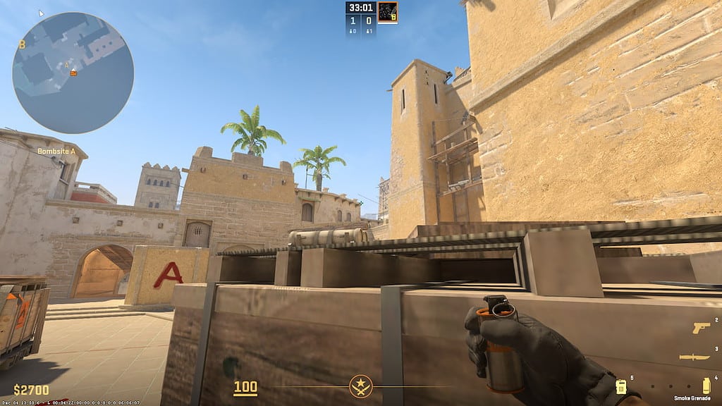 Image of A site on map Mirage in CS2