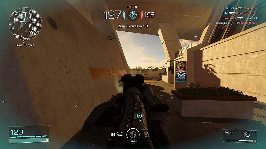Screenshot during a match of XDefiant