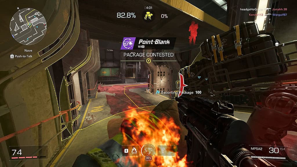 Screenshot during a match in XDefiant