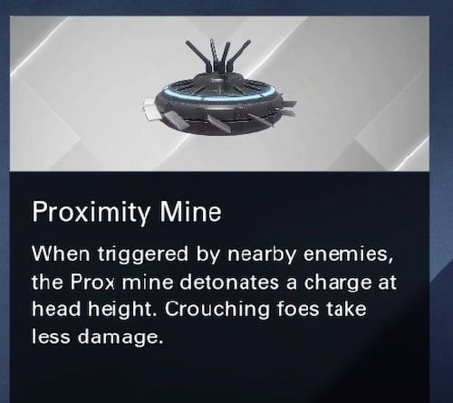 Screenshot of a Proximity Mine in XDefiant
