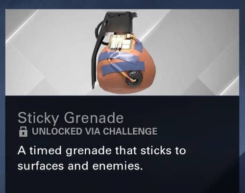 Screenshot of a Sticky Grenade in XDefiant