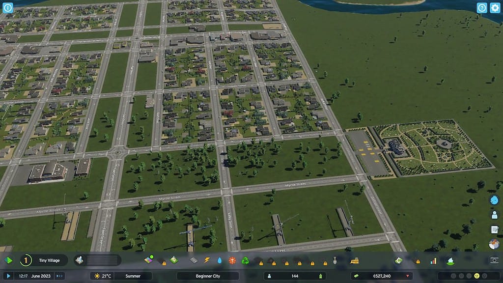 Screenshot from the game Cities Skylines 2