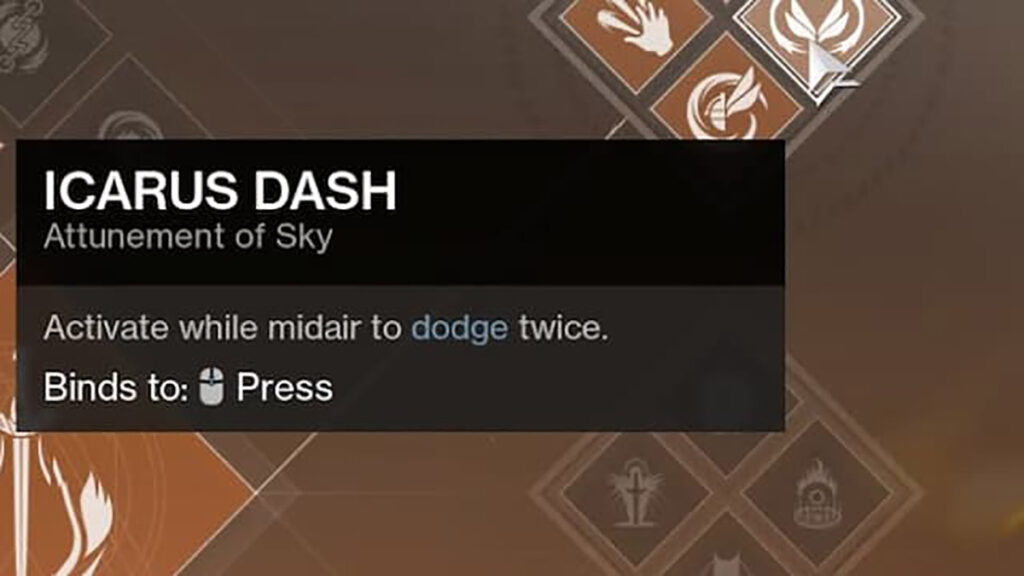 Image of Dawnblade Dash in Destiny 2, an ability that allows players to dash forward and strike their enemies with deadly precision.