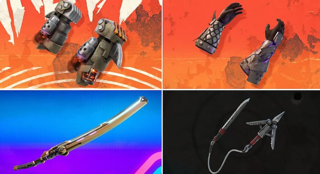 Some of the suggested weapons coming to the supposed melee-only Fortnite LTM