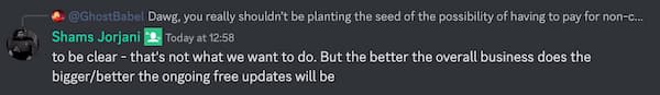 CEO comments on the future.