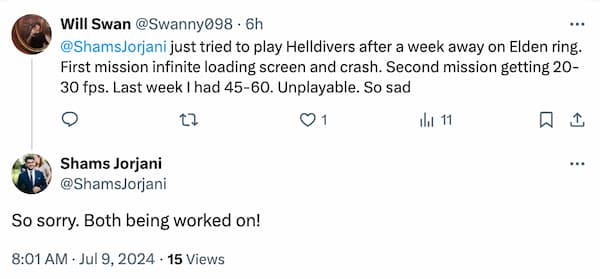 Arrowhead CEO says the Helldivers 2 infinite loading screen is being worked on