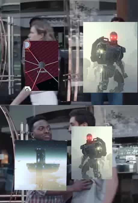 A meme about the DSS stopping the Jet Brigade in Helldivers 2.