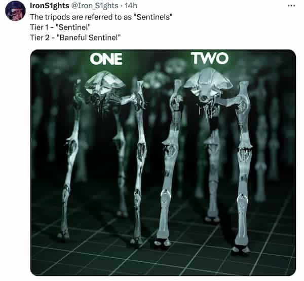 Leaks show the Illuminate Sentinels in Helldivers 2