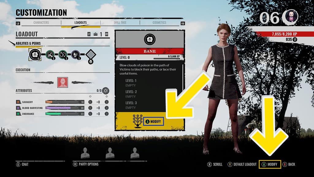 How to Respec Abilities in Texas Chain Saw Massacre