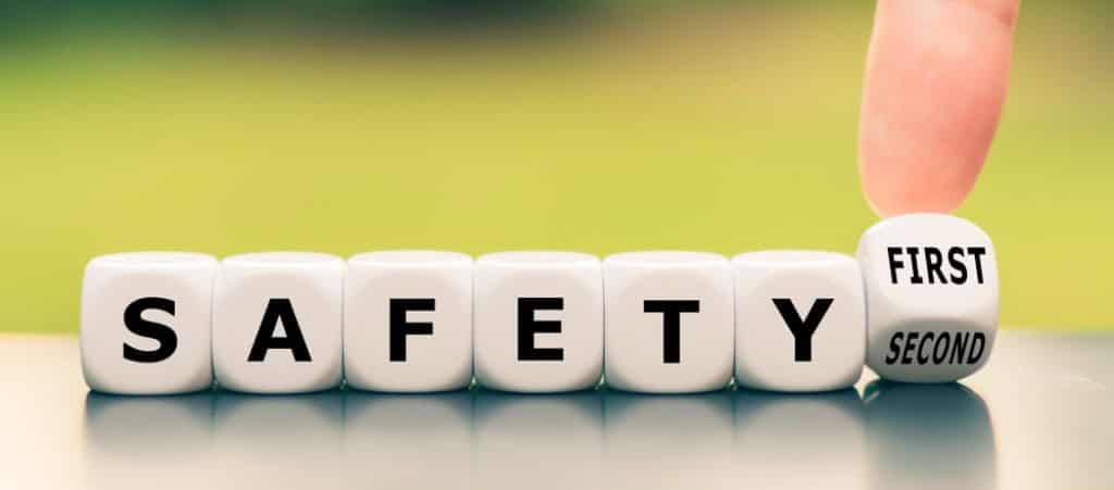safety first/second 주사위 모형