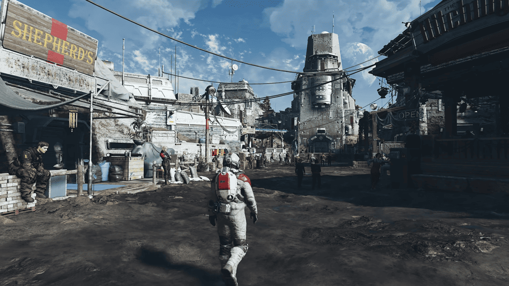 can  you join multiple factions in starfield image of desolate city