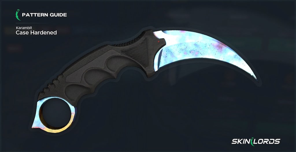 Image of Karambit Case Hardened (Blue Gem)